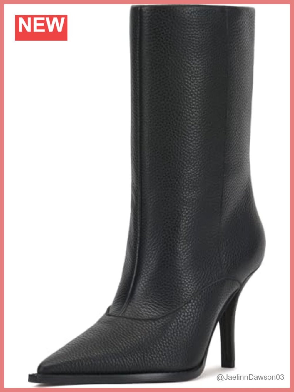 Vince Camuto Presca Bootie Ankle Boots Pointed Toe Stiletto Heel Leather
